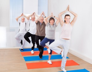 Active ageing exercise class members
